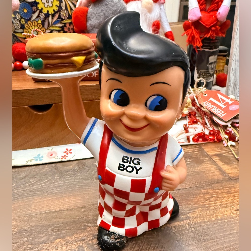 1999 Elias Brothers Big Boy 8" FUNKO Advertising Coin Bank Vintage